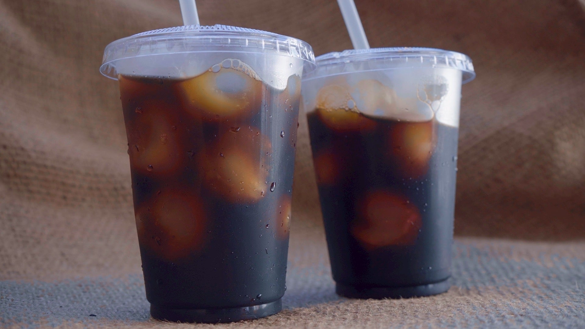 氷入りのアイスコーヒー